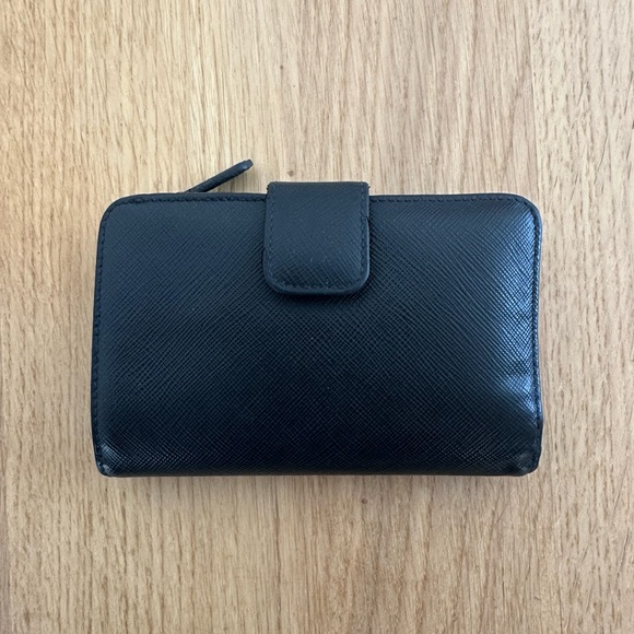 PRADA Saffiano Compact Wallet - Picture 3 of 14